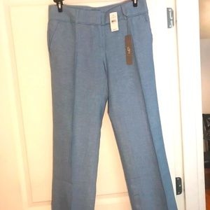 Loft Trouser Linen Pant (Light Blue)